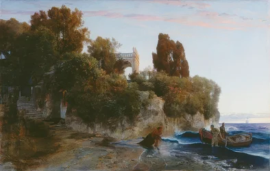 Castelo à beira-mar (Assassinato no castelo). 1859
