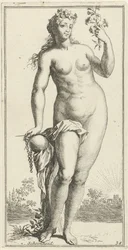 Personificação da beleza Beleza (título no objeto) Quarenta e uma peças, várias estátuas de Sinne (título da série)