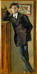 Alban Berg, compositor (óleo sobre tela)