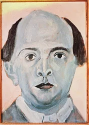 Auto-retrato em azul