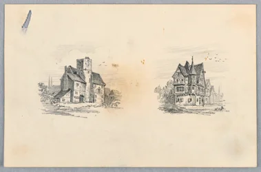 Dois esboços de casas