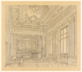 Vista da Sala do Tribunal, Edifício Federal, Cleveland, OH