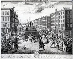 A visão e os humores do Billingsgate, 1736