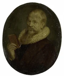 Retrato de Theodorus Schrevelius, Reitor da Escola Latina em Leiden