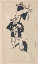 Por princípio (tinta da China sobre papel)