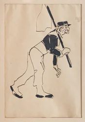 Por princípio (tinta da China sobre papel)