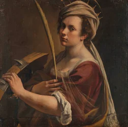 Autorretrato de Santa Catarina de Alexandria