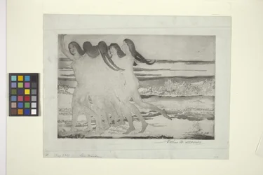 Sea Maidens (gravura e aquatint)