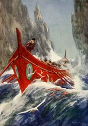 Jason and the Argonauts, c.1925 (cor litho)
