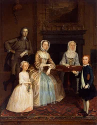 Sr. e Sra. Richard Bull e família, 1730-80
