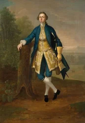 Retrato de um homem de azul, 1785.