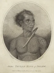 Retrato de Abba Thulle, rei de Pelew