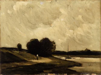 Perto de Portchester (Óleo sobre tela)