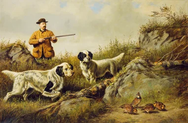 Amos F. Adams atirando sobre Gus Bondher e filho, conde Bondher, 1887