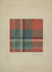 Cobertor de Lã Placa, c. 1938.