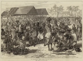 A Guerra de Ashantee, Mercado Geral, Castelo de Cape Coast
