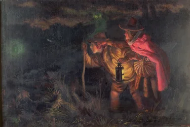 Lanterna de Jack O ", 1872