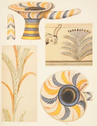 Pormenor das decorações em cerâmica de Knossos
