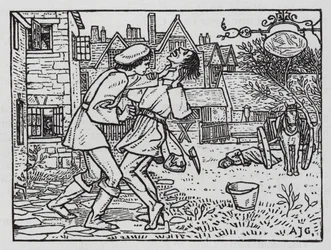 Hans Christian Andersen: Big Claus e Little Claus (litho)