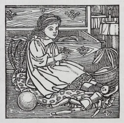 Hans Christian Andersen: As Pequenas Flores de Ida (litho)