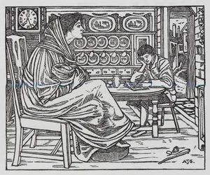 Hans Christian Andersen: Pequeno Tuk (litografia)