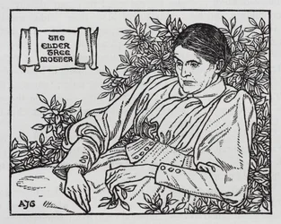 Hans Christian Andersen: A Pequena Mãe Árvore-Velha (litho)