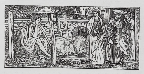 Hans Christian Andersen: O pastor de porcos (litografia)