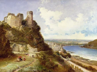 Castelo de Oberwesel e Reno Schonberg, Alemanha