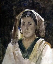 Mulher de Aragão (aguarela)