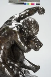 Puma e Criança (bronze)