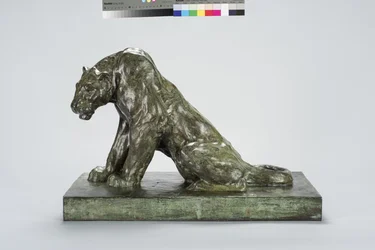 Puma on Guard (bronze)