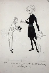 Eu vi um pouco do seu pano com um pouco de púrpura...disse Gissing Humildemente, ilustração de 
