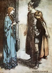 Ilustração de Siegfried e o Crepúsculo dos Deuses, 1924.