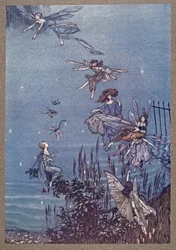 As Fadas da Serpentina, de Peter Pan em Kensington Gardens por JM Barrie (1860 - 1937), pub. 1906