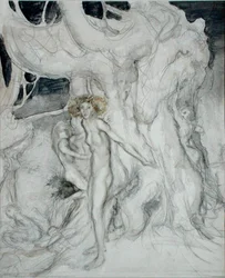 Ninfas da Madeira (aguarela e lápis sobre papel)