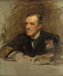 O almirante Sir Frederick Doveton Sturdee,