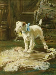 Travessura (óleo sobre tela)