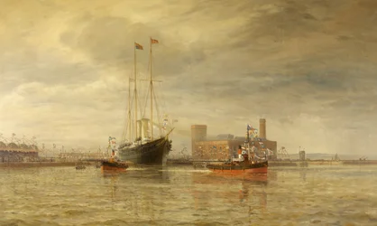 Abertura do Royal Edward Dock, Avonmouth, 9 de julho