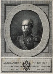 ALEXANDRE I da Rússia (1777-1825). Czar da Rússia (1801-1825).