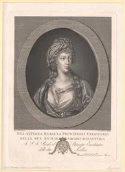 Arquiduquesa da Áustria Clementina (impressão)