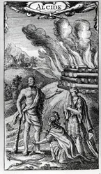 Frontispício de "ALCIDE ou Le Triomphe d