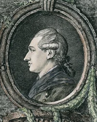 GOETHE, Johann Wolfgang von (1749-1832). Humanista e escritor alemão. Gravura.