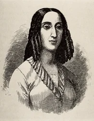 GORRITI, Juana Manuela (1818-1892), escritora argentina. Gravura.