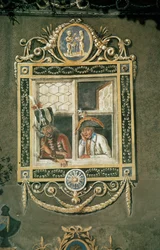 Janela da Casa do Hussardo" Garmisch, Alemanha (fresco)