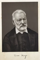 Hugo, Victor (1802-1885). Escritor romântico francês. Litografia