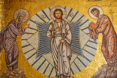 A transfiguração de Jesus. Catedral, Harissa, 2022 (foto)