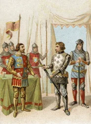 João II o Bom, rei de França, torna-se prisioneiro dos ingleses, em vez de o seu filho Carlos V escapar.