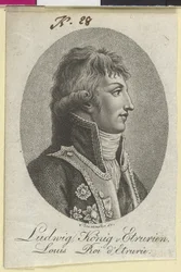 Rei da Etrúria Ludwig (impressão)