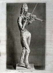 Retrato-Caricatura de Niccolo Paganini (gravura)