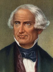 Retrato do inventor americano Samuel Finley Breese Morse .